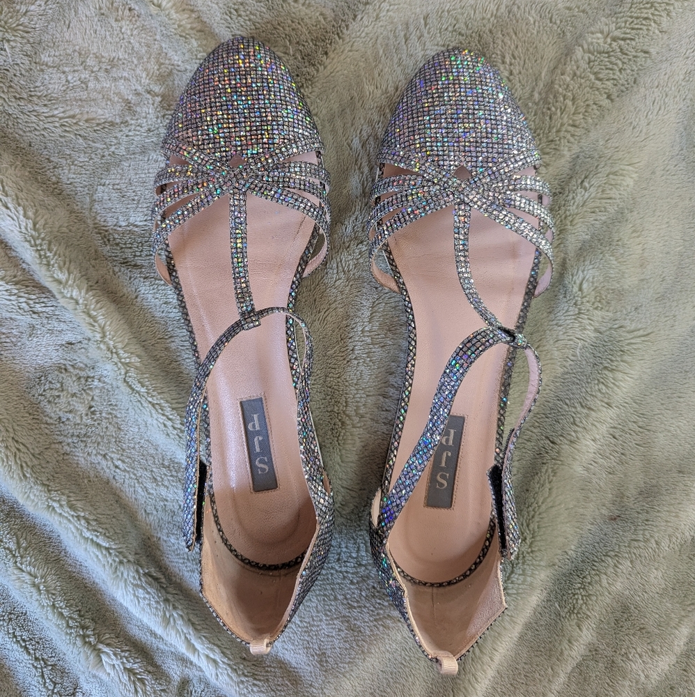 SJP Glitter Sneaker Carrie Flats - Picture 5 of 8